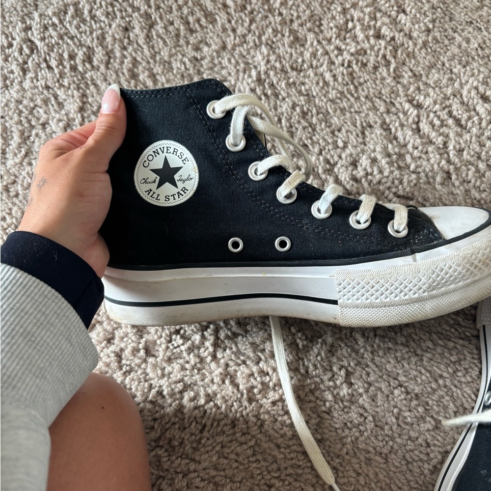 Hight top platform converse